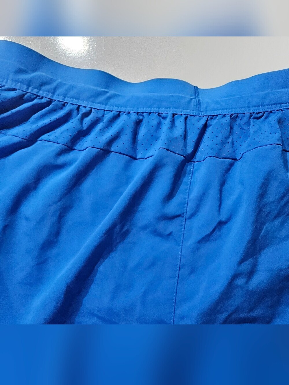 Nike Men’s Bright Blue Athletic Shorts with Silver Swoosh - Picture 9 of 13